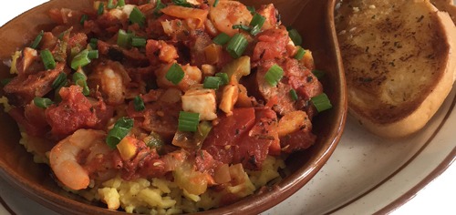 Jambalaya for lunch in Wake Forest, Durham, Raleigh and Cary