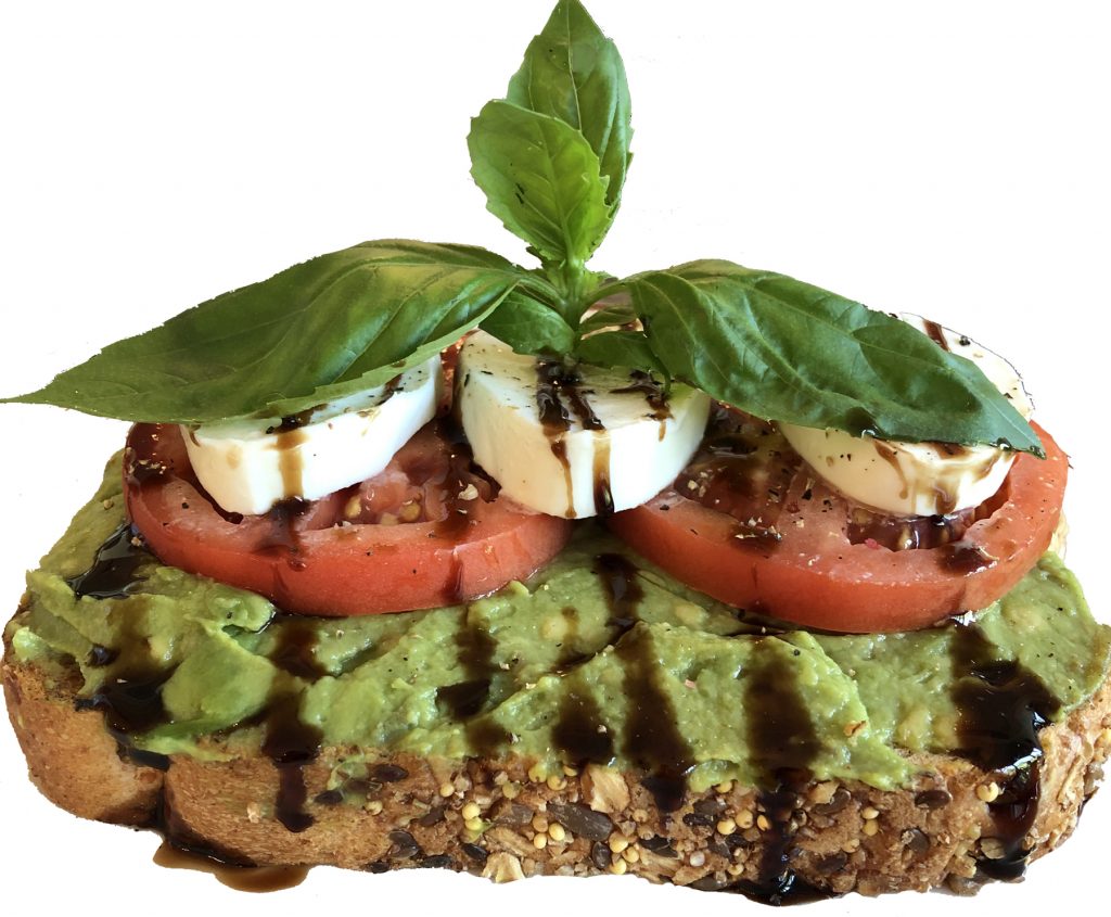 Brigs Caprese Avocado Toast